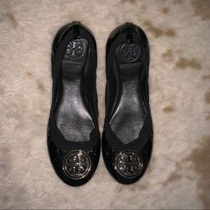 Tory Burch Caroline Patent Elastic Flats